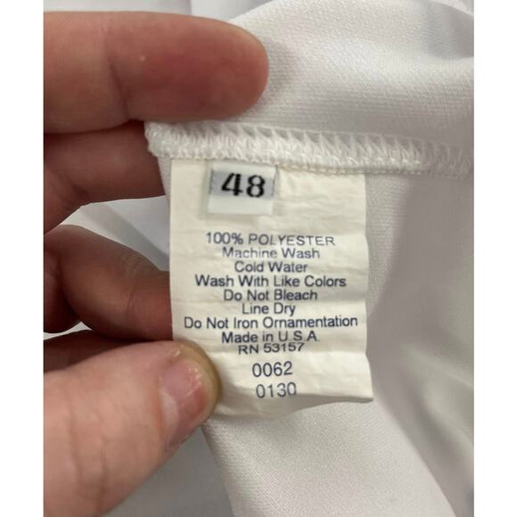 Washington Nationals 2008 Ismael Ramirez Game Worn Jersey Inaugural Season Sz 48 - Picture 7 of 9